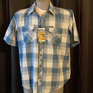 Orvis classic collection men’s short sleeve collared button down shirt size XL
